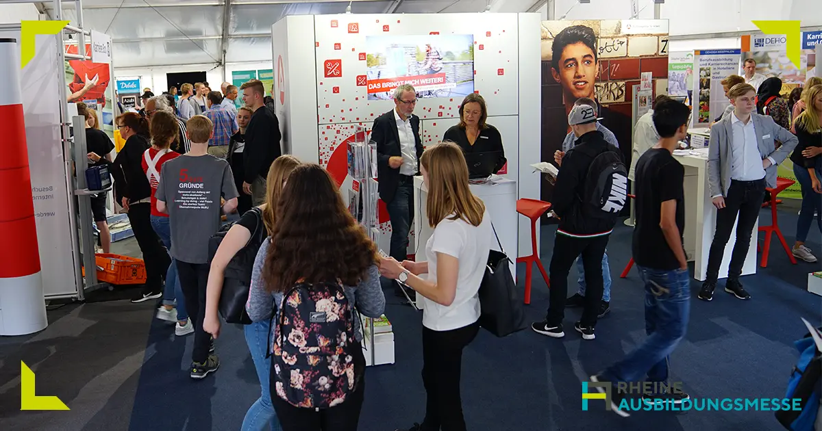 AMR_13 Ausbildungsmesse, Karriere, Jobs, gute Arbeitgeber, Rheine, Stadthalle