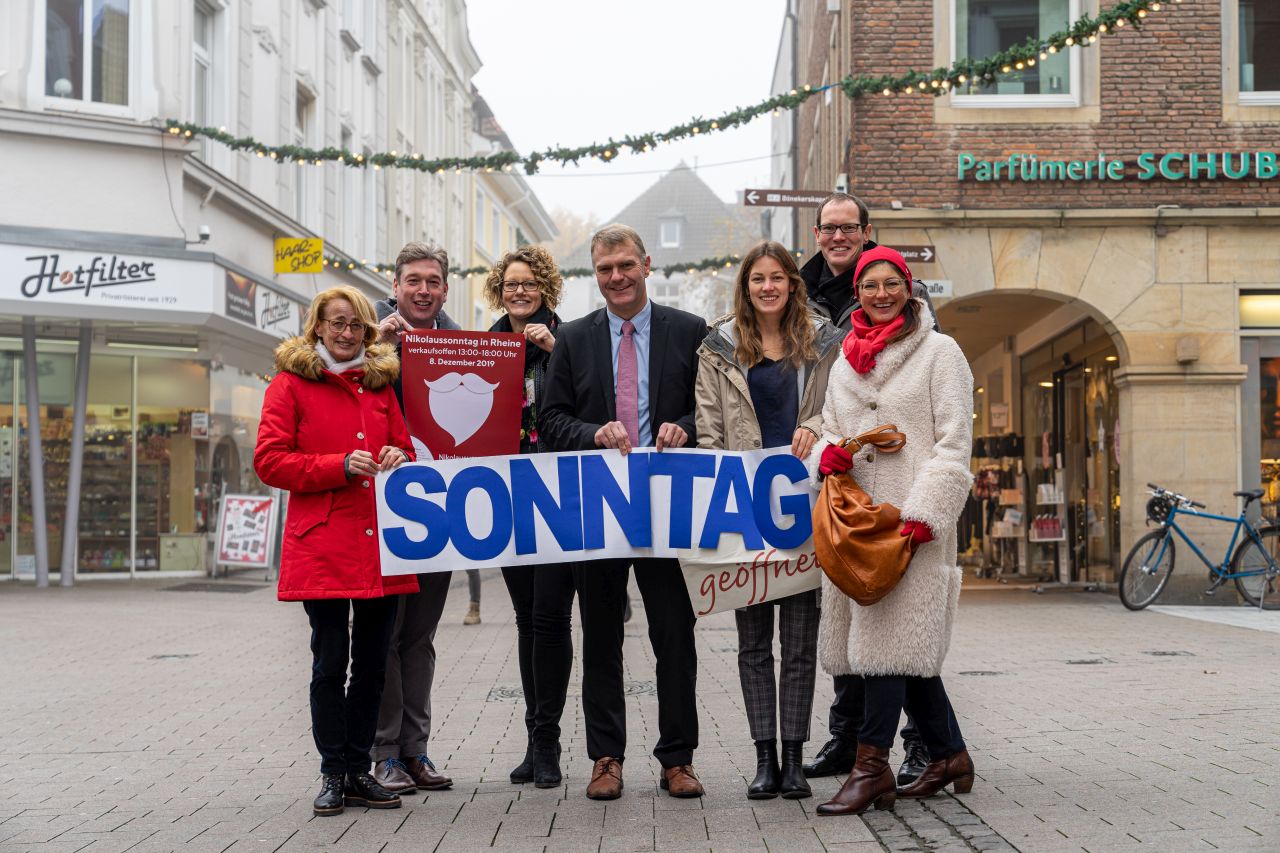 Nikolaussonntag, verkaufsoffen, verkaufsoffener Sonntag, Sonntag geöffnet, Shopping, Rheine, Weihnachtszeit, Weihnachtsgeschenke